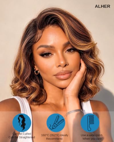 12 Inch Honey Blonde Highlight Body Wave Hair Bundles - Brazilian Human Hair - Variation of 4/27 Highlight / 12" Single Bundle