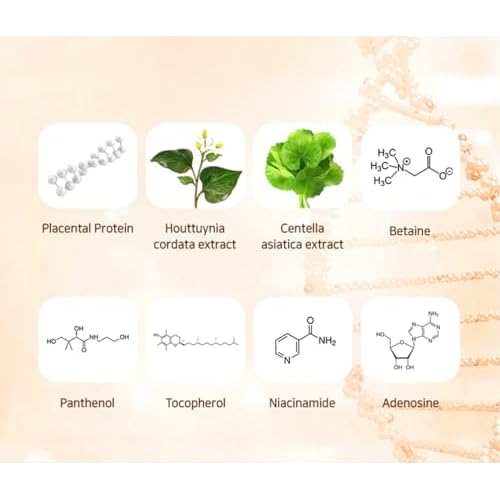PLARECETA Placenta Facial Sheet Mask, Hydrating & Soothing with Hydrolyzed Collagen for Elasticity Improvement, Rejuvenates & Restores Skin