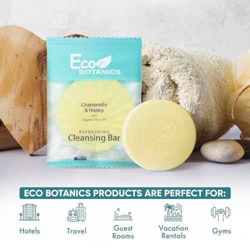 Travel Size Cleansing Bar Soap 100-Count with Chamomile Scent for Hospitality