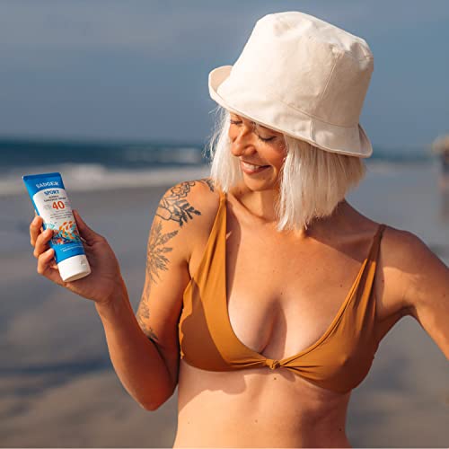 Badger Sun & Bug Bundle - SPF 40 Sport Mineral Sunscreen, SPF 40 Kids Sunscreen, SPF 35 Face Sunscreen Stick, and Bug Spray, Reef-Friendly Sunscreen with Zinc Oxide and DEET-Free Insect Repellent
