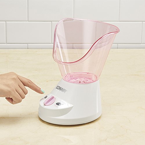 Conair True Glow Moisturizing Mist Facial Sauna System Pink - Skin Cleansing & Exfoliation