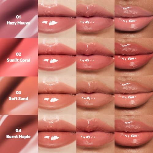 TIRTIR Sun Bouncy Glow Lip Balm SPF 30 Burn Maple 0.5Oz - Hydrating Tinted Lip Treatment