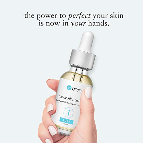 Lactic Gel Peel - Enhanced with Kojic, Bearberry, Licorice, and Botanicals (30% Strength)