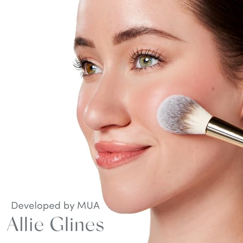 Ravie Beauty Blush & Powder Makeup Brush - Ultra-Soft Synthetic Bristles