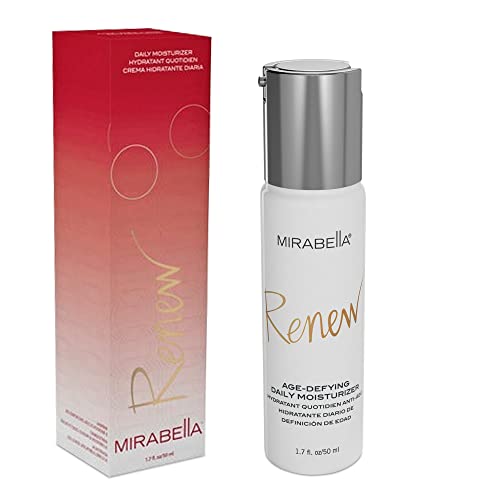 Mirabella Age-Defying Face Moisturizer with Peptides & Hyaluronic Acid - Hydrating Anti-Aging Lotion