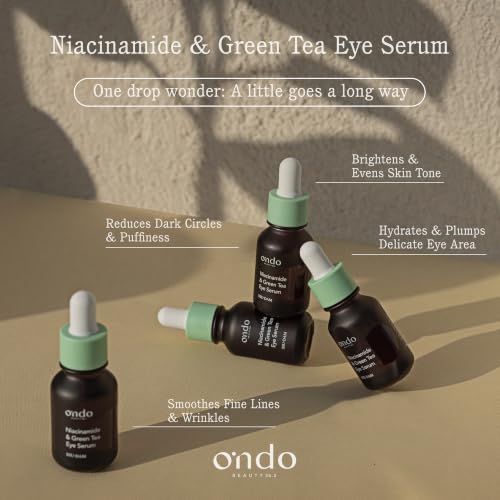 Ondo Beauty Niacinamide & Green Tea Brightening Eye Serum 0.52 fl oz