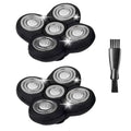 Head Shaver Replacement Blade for Grooming Bald Head Shaver,5 Blades Shavers Replacemen Heads for Bald Men Freedom Shaving,Electric Razor Replacement Heads for Shaving Kit,2Packs