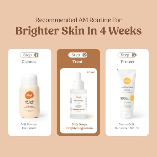Brightening Skin Serum with Rice Milk & Marine Algae - 40ml, Vegan, All Skin Types