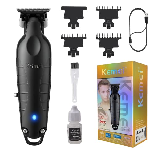 Men's Hair Trimmer Kit Zero Gapped Hair Clippers for Barbers & Grooming
