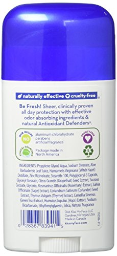 Natural Active Life Stick Deodorant Set - Paraben-Free, Gluten-Free, 3 Count