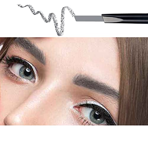 Eyebrow Pencil Gray Waterproof Smooth Natural Cruelty Free (Gray #5)