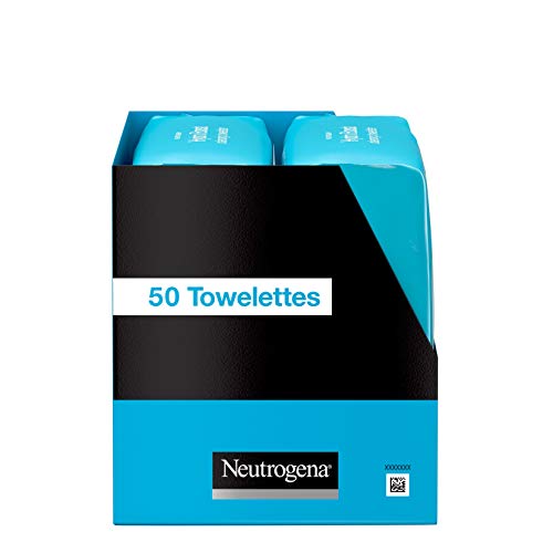 Neutrogena Hydro Boost Facial Cleansing & Makeup Remover Wipes Twin Pack 50 Count