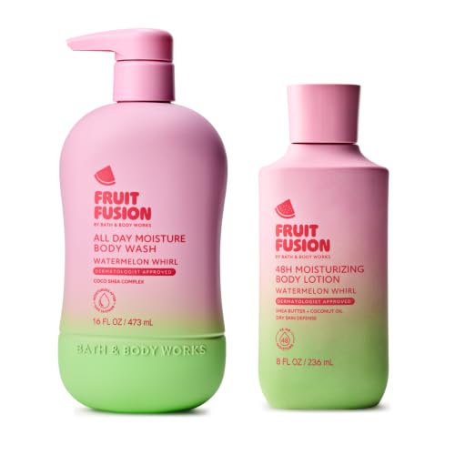 Watermelon Body Wash & Lotion Set - Juicy Fragrance by Bath & Body Works - Watermelon