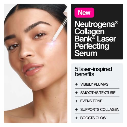 Neutrogena Collagen Face Serum - Anti-Aging, Brightening & Firming, 1 Fl Oz