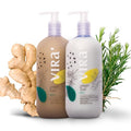 Brazilian Shampoo & Conditioner Set - Deep Moisturizing Hair Care with Ginger Detox - 17.6 Fl Oz Each