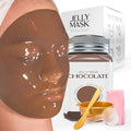 Chocolate Jelly Face Mask Powder - Full Face, Body & Travel Size Rubber Mask Jar