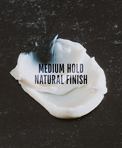 Men's Medium Hold Hair Cream Wax - Natural Matte Finish, 2 oz