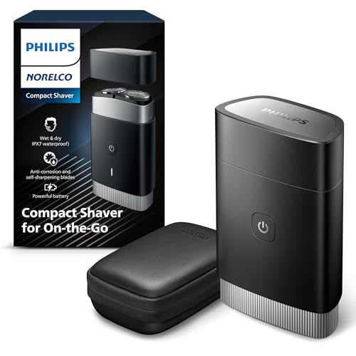 Portable Electric Shaver for Men - Wet & Dry Rechargeable Razor