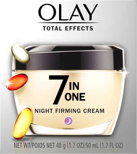 Olay Total Effects Night Firming Cream Face Moisturizer 1.7 oz Pack of 2