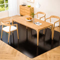 Black 5'x8' Waterproof Non Slip Floor Mat for Dining & Kitchen Protection - Plastic Rug