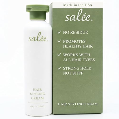 Styling Cream for Slick Backs & Curly Hair - Anti-Frizz, Shine & Flexible Hold - 6 oz