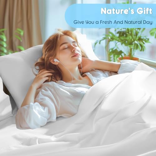 Egyptian Cotton King Sheet Set - White, 1000 Thread Count, 4 Pieces