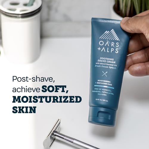Men's Shaving Cream 2 Pack - Soothing, Hydrating, Dermatologist Tested, 3.4oz