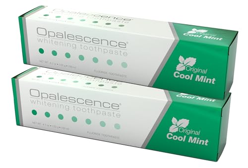 Opalescence 4.7oz Whitening Toothpaste Mint Pack of 2 - Effective Oral Care