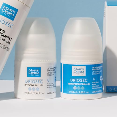 Martiderm Driosec Roll-On 50ml Antiperspirant Deodorant for Underarms & Groin