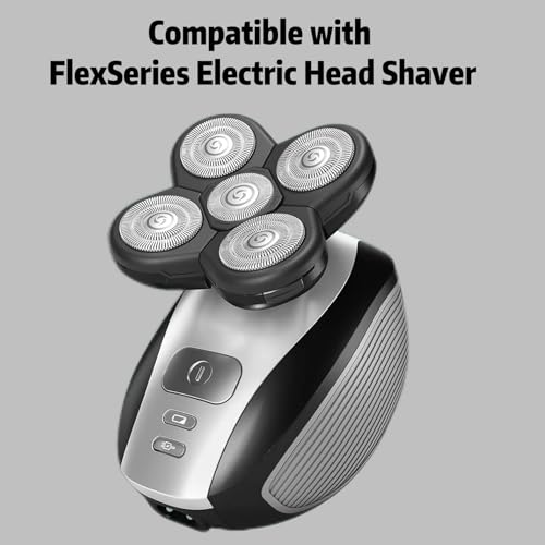 Shaver Replacement Blades Compatible with Shaver Head,5 Blades Shaver Replacement Heads Replacement Blades for Bald Men(4 pcs)