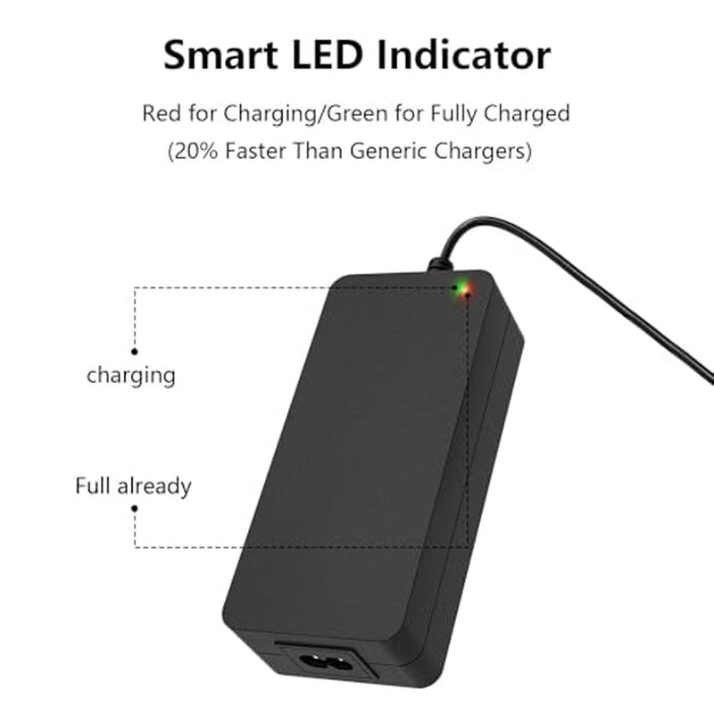33.6V 2A 3-Prong/Pin XLR Power Charger for Unagi Model One E350 E500 Lithium Battery Charger