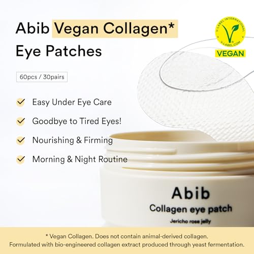 Under Eye Care Duo - Vegan Collagen Eye Patches & Cream for Puffy Eyes & Dark Circles