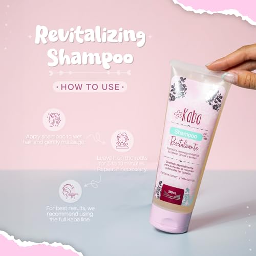 Kaba Rosemary Onion Thickening Shampoo for Hair Growth - Sulfate Free, 7.8 Oz