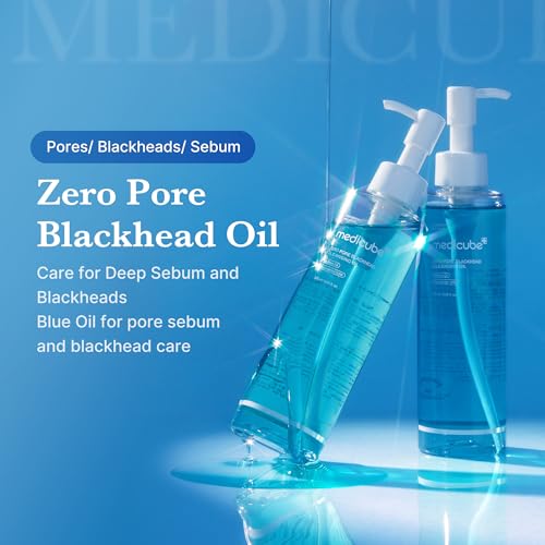 medicube 3-Step Zero Pore Care Trio: Zero Pore Blackhead Cleansing Oil, Zero Pore Mud Mask, and Multi Pore Brush & Mask Applicator | All-in-One Blackhead & Excess Sebum Facial Care Routine