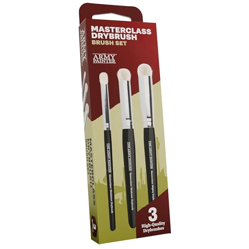 Drybrush Set with 3 Sizes for Miniatures Terrain and Models - The Army Painter