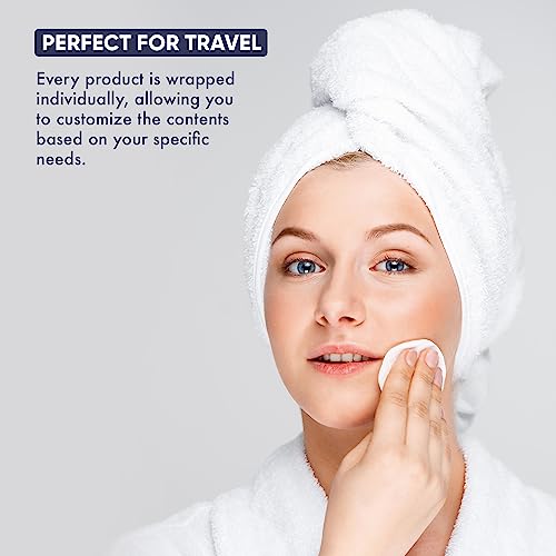 Travel Toiletries Kit 75 Pieces | Eco-Friendly Personal Care Set for Hotels & Travel