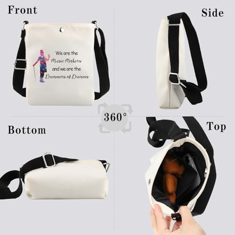 GJTIM Movie Inspired Gift We Are The Music Makers We are The Dreamers Of Dreams Music Producer Gift Cosmetic Bag for Musicians (Music Makers CB)