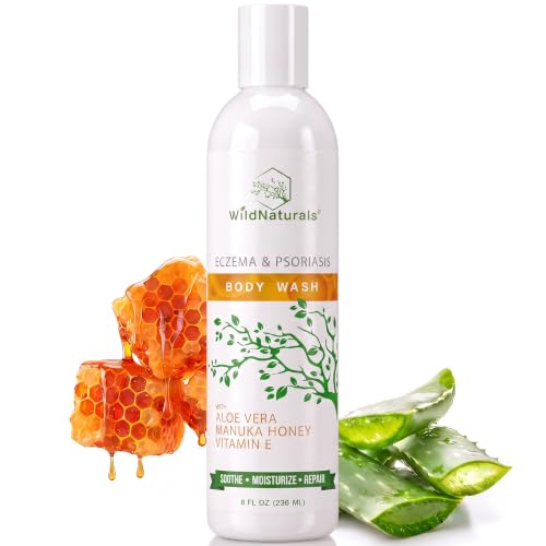 Moisturizing Eczema Body Wash with Manuka Honey & Aloe Vera - 8 Fl Oz