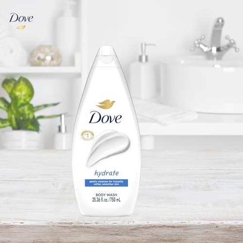 Dove Body Wash Hydrate 4-Pack ? Moisturizing Cleanser for Smooth, Soft Skin, 25.3 Oz Ea