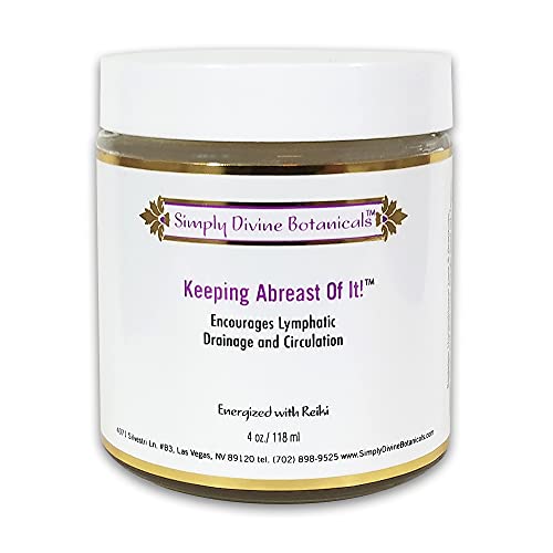 Natural Body Cream for Circulation & Lymphatic Support - 4 oz