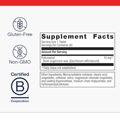 Metagenics Cholarest SC Policosanol 10mg Heart Support - 60 Tablets