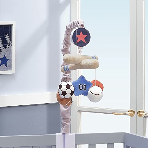 Baby Sports Musical Crib Mobile with Nursery Songs - Gray