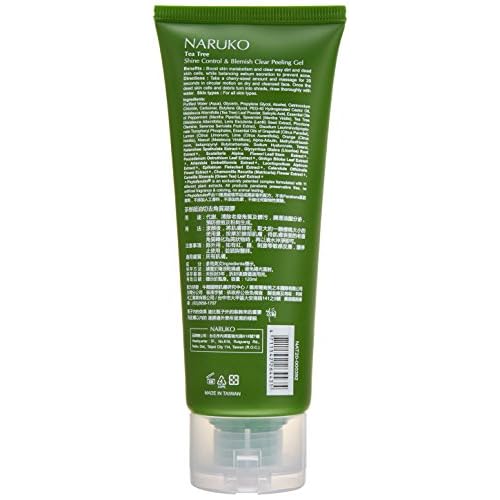 Tea Tree Shine Control and Blemish Clear Peeling Gel, 4.2 Fluid Ounce
