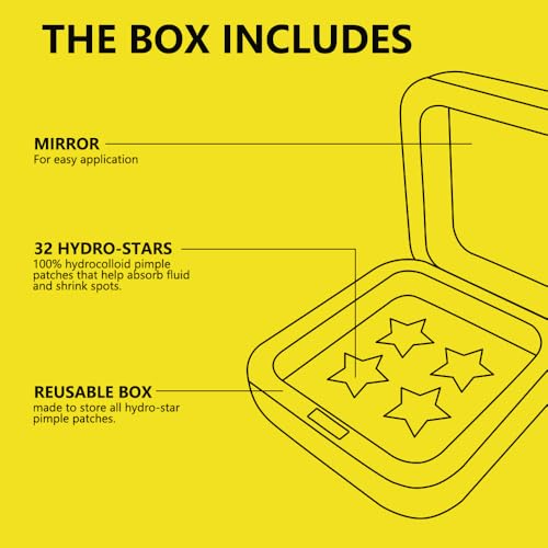 Hydrocolloid Patch Acne Patches Cute Star Spot Stickers Pimple Patches for Face Zit Patch£¨32 Count£©