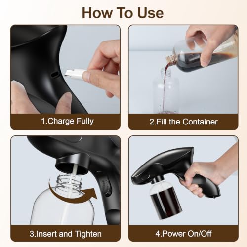 Tecey Self Tan Spray Gun 280ml Kit - Rechargeable Cordless Tanning System (Variation: THIS listing)