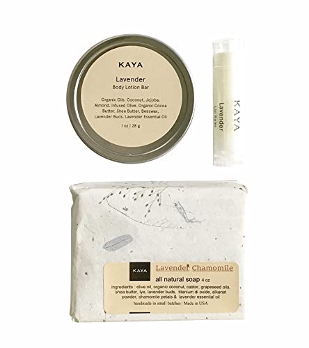 Lavender Bath & Body Gift Set - Handmade Organic Spa Collection for Women