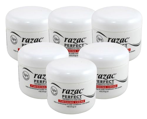 Razac Perfect For Perms Finishing Creme - 4 Ounce Pack of 6