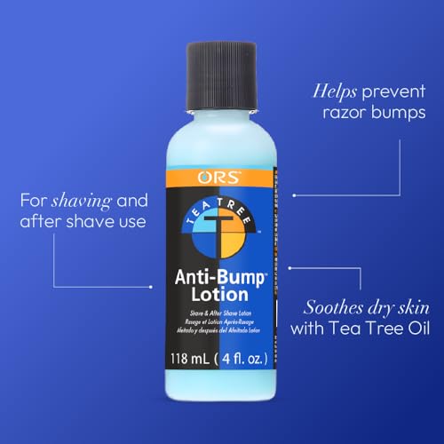 ORS Tea Tree Oil Anti Bump Lotion 4 Ounce (Pack of 2)