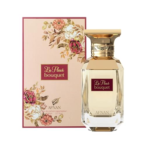 Afnan La Fleur Bouquet Eau De Parfum for Women - Floral Fragrance 2.7 Fl Oz