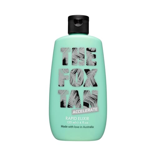 The Fox Tan Rapid Elixir 120ml - Vegan Dark Tanning Accelerator Lotion (Pack of 1)